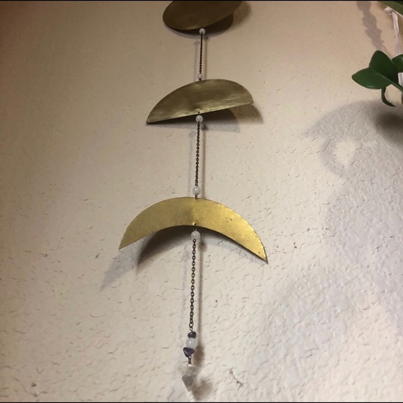 It’s Back! Brass Moon Chime / Wall Hang - Picture 3 of 3